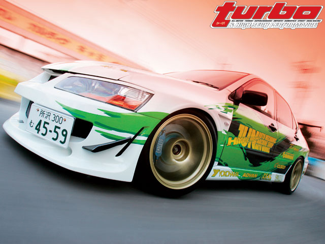 photo 3 Mitsubishi Lancer Evolution custom wheels Advan RG-II 18x9.0, ET +22, tire size 245/40 R18. 18x9.0 ET+29