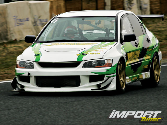 photo 6 Mitsubishi Lancer Evolution custom wheels Advan RG-II 18x9.0, ET +22, tire size 245/40 R18. 18x9.0 ET+29