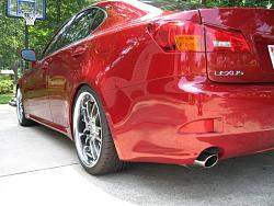 photo 2 Lexus IS 250 custom wheels PIAA Super Rozza 19x8.5, ET +42, tire size 235/35 R19. 19x9.5 ET+42 275/30 R19