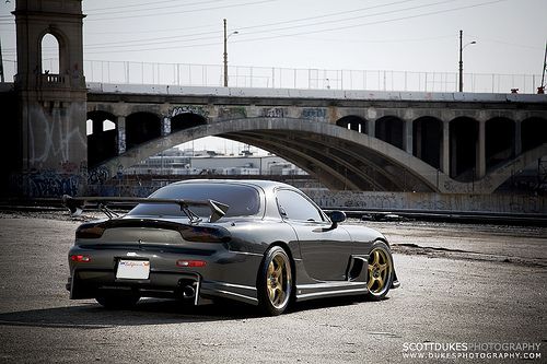 photo 3 Mazda RX-7 custom wheels Rays Engineering Gram Lights 57Pro 18x8.5, ET +28, tire size 245/40 R18. 18x9.0 ET+33 255/40 R18