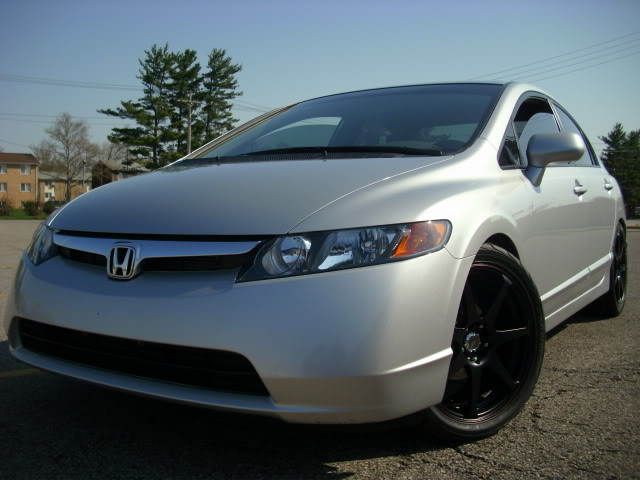 photo 2 Honda Civic custom wheels Drag 18x7.5, ET +42, tire size 235/40 R18. x ET