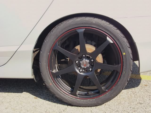 photo 4 Honda Civic custom wheels Drag 18x7.5, ET +42, tire size 235/40 R18. x ET