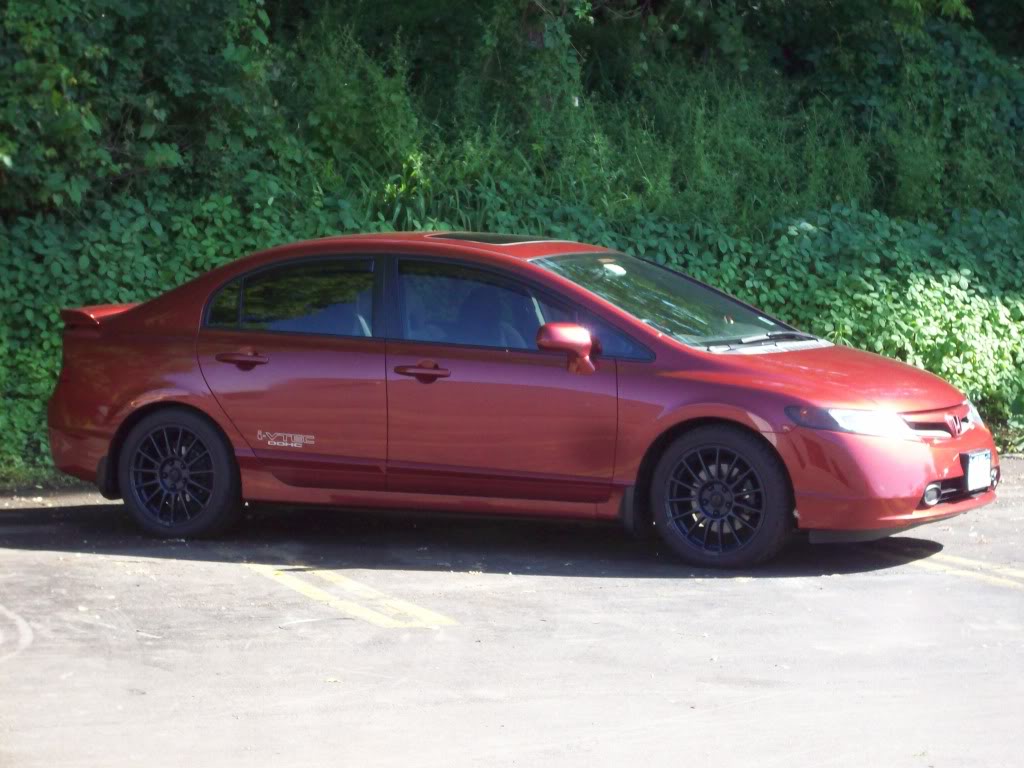 photo 2 Honda Civic custom wheels Rays 57 G07WT Winning blue 17x7.5, ET , tire size 215/45 R17. x ET