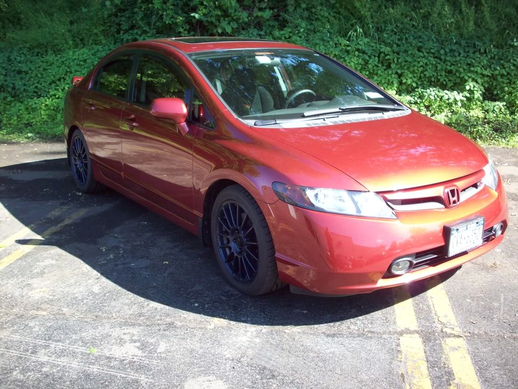 photo 3 Honda Civic custom wheels Rays 57 G07WT Winning blue 17x7.5, ET , tire size 215/45 R17. x ET