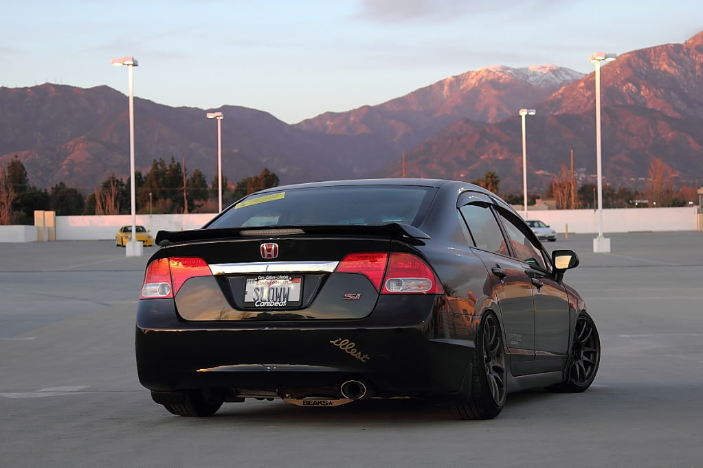 photo 1 Honda Civic custom wheels Work  CR Kai 17x8.5, ET +17, tire size 205/40 R17. x ET