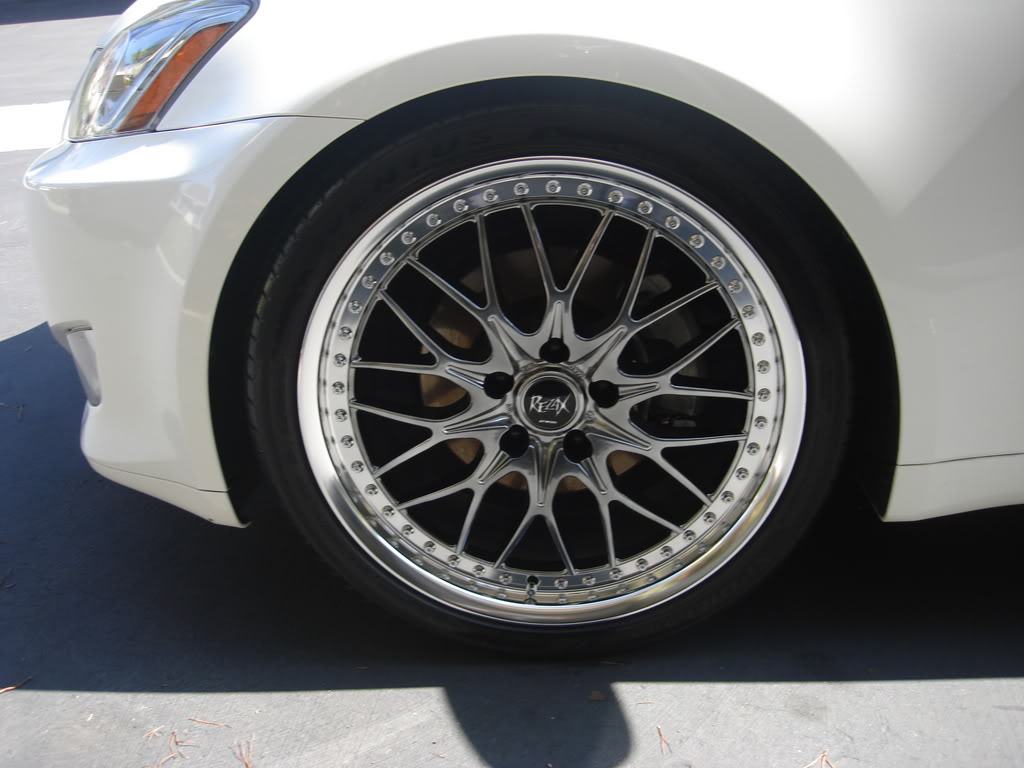 photo 1 Lexus IS 250 custom wheels Work Rezex 2 19x8.5, ET +42, tire size 245/35 R19. 19x10.0 ET+51 275/30 R19