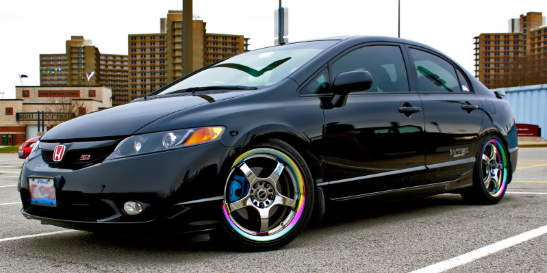 photo 2 Honda Civic custom wheels Rays Engineering Gram Lights 18x8.0, ET +38, tire size X R18. x ET