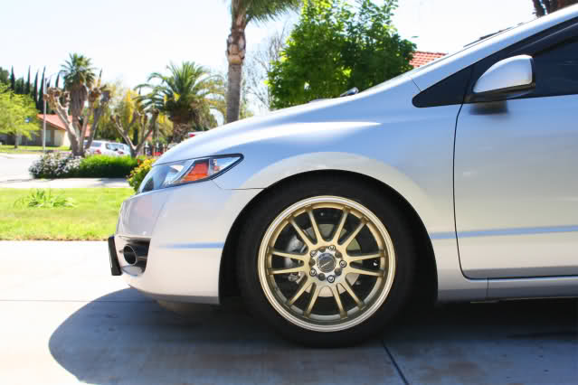 photo 1 Honda Civic custom wheels Gold Raze R84  17x7.0, ET +40, tire size X R17. x ET 