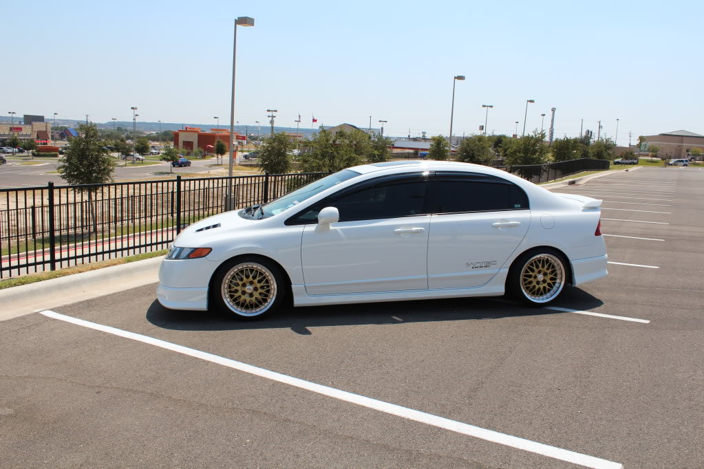 photo 1 Honda Civic custom wheels Volk GT-U 17x8.0, ET +35, tire size 215/40 R17. 17x9.0 ET+35 