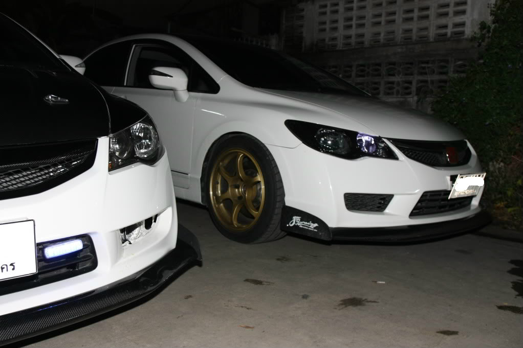 photo 2 Honda Civic custom wheels Advan RG II 17x9.0, ET +35, tire size 225/45 R17. x ET