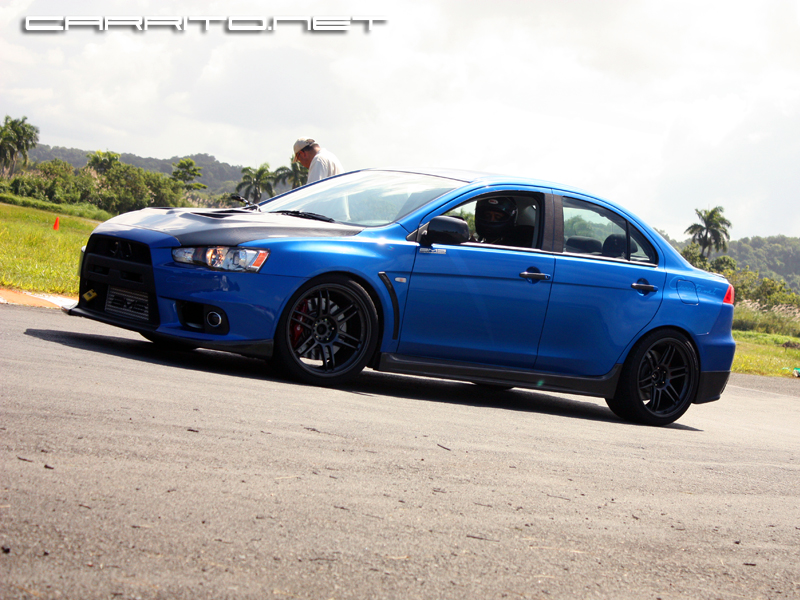photo 1 Mitsubishi Lancer Evolution custom wheels AME TM02 19x10.5, ET +22, tire size 285/30 R19. x ET