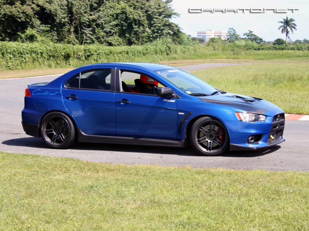 photo 2 Mitsubishi Lancer Evolution custom wheels AME TM02 19x10.5, ET +22, tire size 285/30 R19. x ET