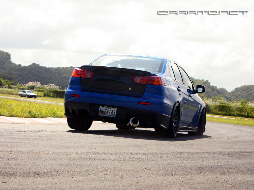 photo 4 Mitsubishi Lancer Evolution custom wheels AME TM02 19x10.5, ET +22, tire size 285/30 R19. x ET