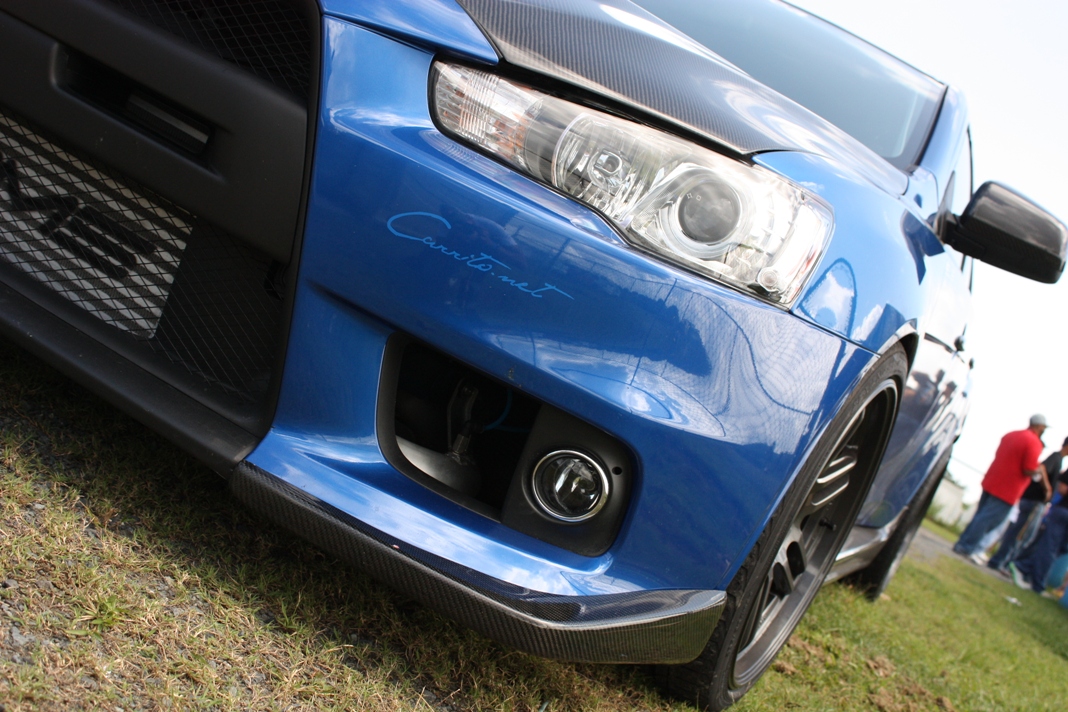 photo 5 Mitsubishi Lancer Evolution custom wheels AME TM02 19x10.5, ET +22, tire size 285/30 R19. x ET