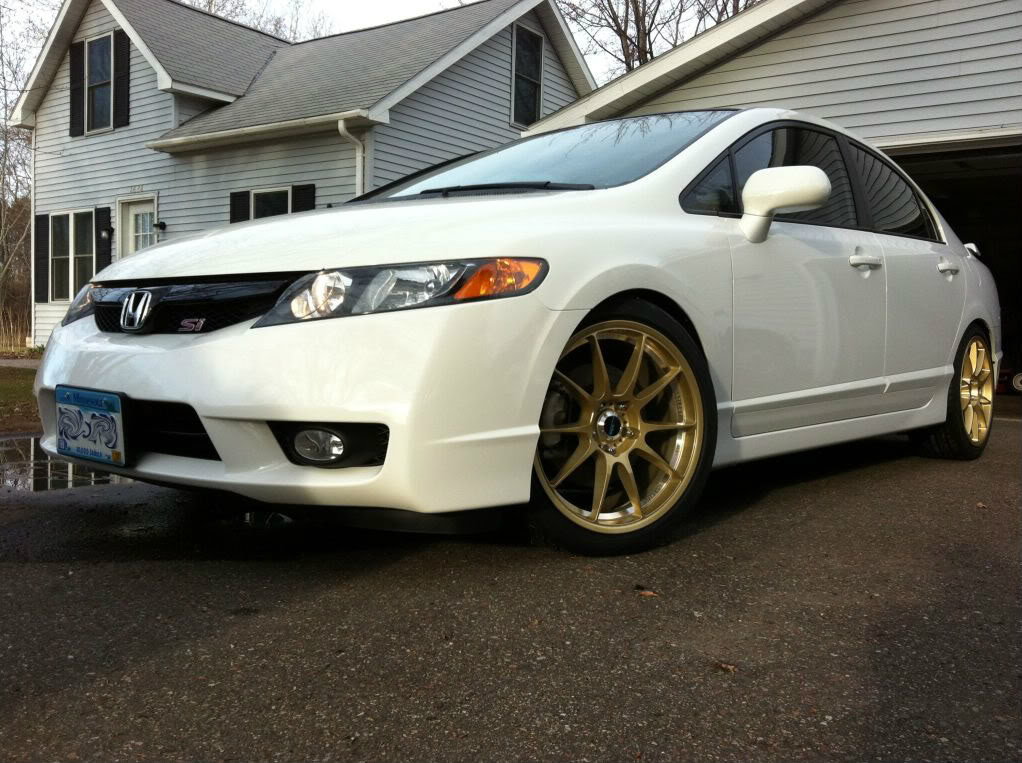 photo 1 Honda Civic custom wheels Konig Milligrams 18x8.5, ET +45, tire size 225/40 R18. x ET 