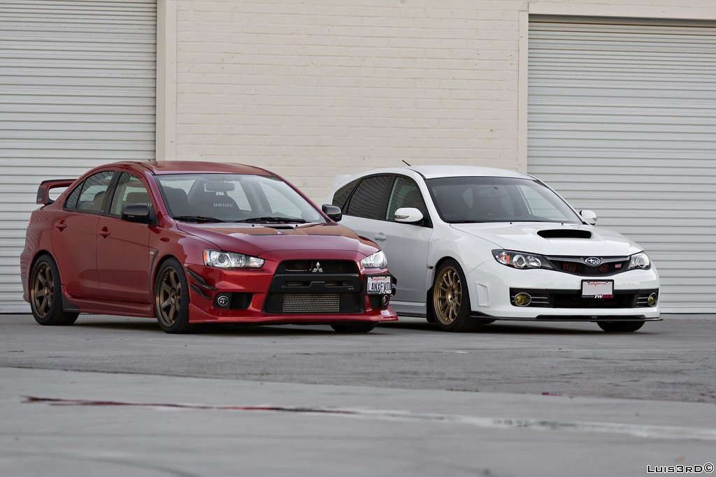 photo 10 Mitsubishi Lancer Evolution custom wheels Rays Engineering Volk Racing TE37 18x9.5, ET +22, tire size 275/35 R18. x ET