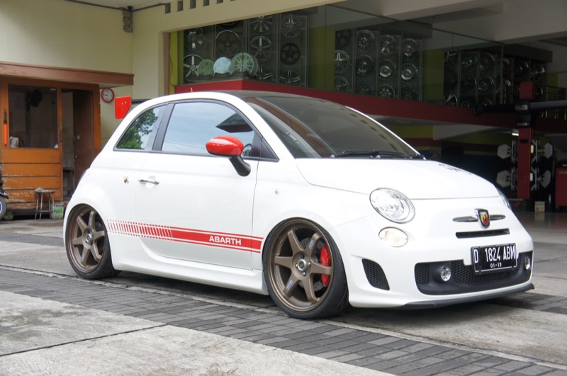 photo 5 FIAT 500 custom wheels Volk RACING TE37 19x, ET , tire size X R19. x ET 