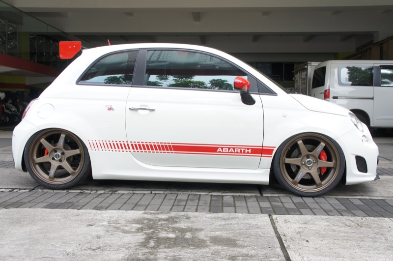 photo 7 FIAT 500 custom wheels Volk RACING TE37 19x, ET , tire size X R19. x ET 