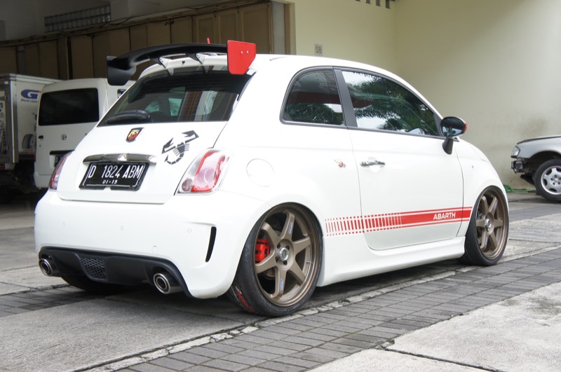 photo 8 FIAT 500 custom wheels Volk RACING TE37 19x, ET , tire size X R19. x ET 