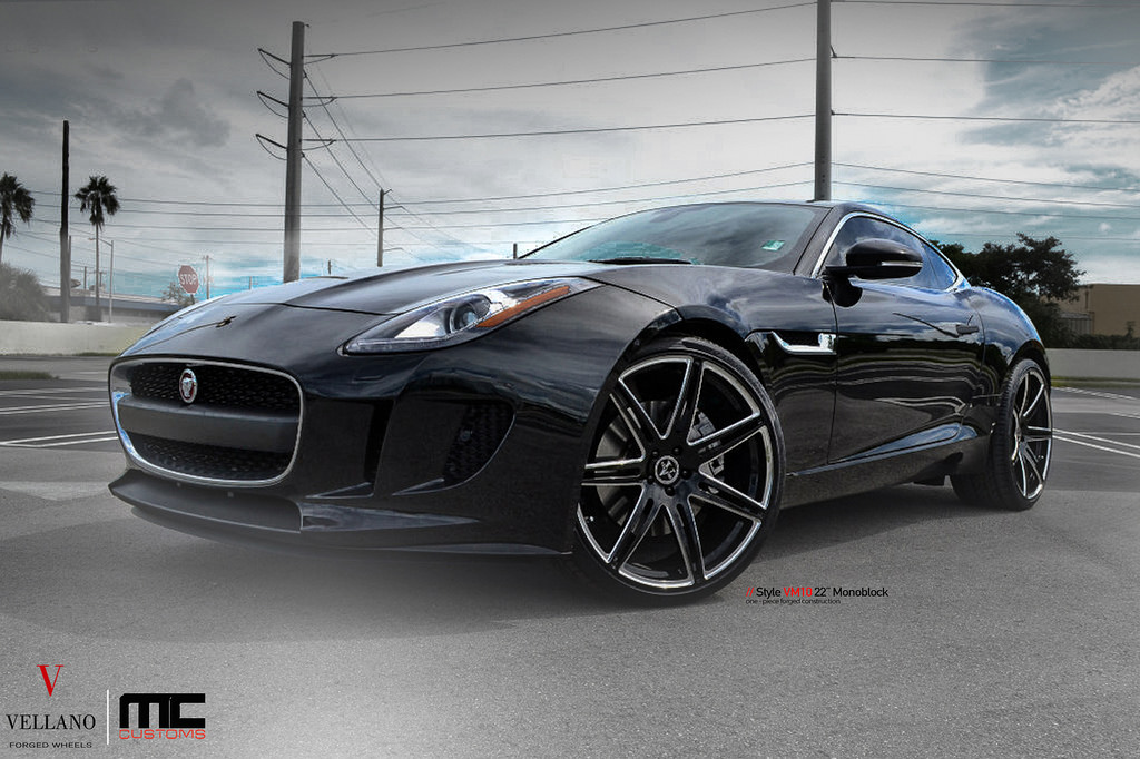 photo 6 Jaguar F-TYPE custom wheels Vellano VM10 22x, ET , tire size X R22. x ET 