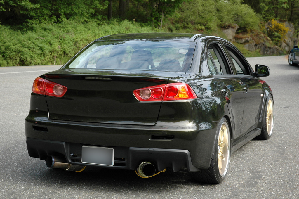 photo 6 Mitsubishi Lancer Evolution custom wheels Rays Engineering Volk Racing GT-F 19x9.5, ET +17, tire size 245/35 R19. x ET