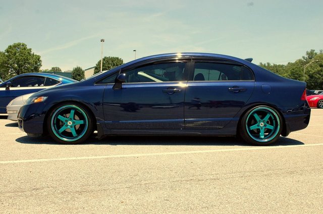 photo 1 Honda Civic custom wheels T.I. 5 18x8.5, ET +35, tire size 215/40 R18. 18x9.5 ET+35 225/40 R18