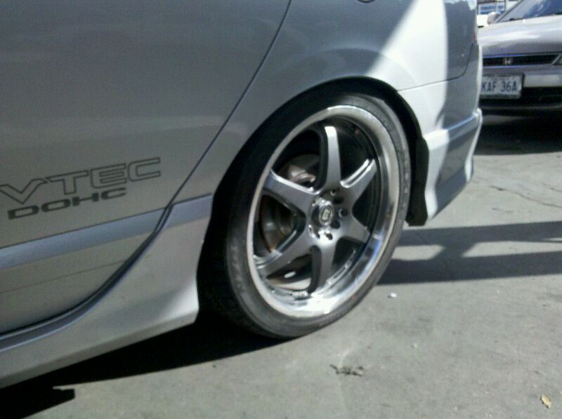 photo 2 Honda Civic custom wheels Motegi DP6 18x7.5, ET , tire size 225/40 R18. x ET