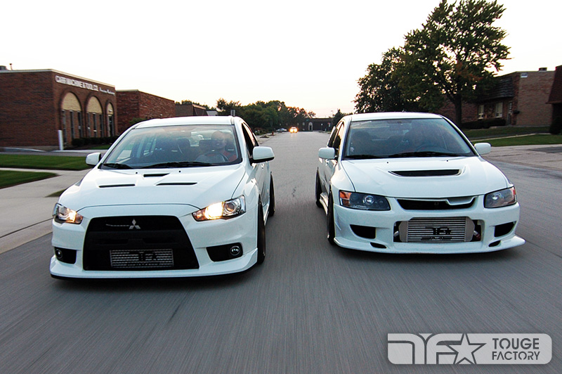 photo 5 Mitsubishi Lancer Evolution custom wheels Work Wheels CR-Kai 18x9.5, ET +12, tire size 235/40 R18. x ET