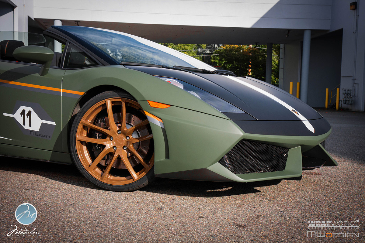 photo 3 Lamborghini Gallardo custom wheels Modulare B30 20x8.5, ET , tire size X R20. 20x11.0 ET 