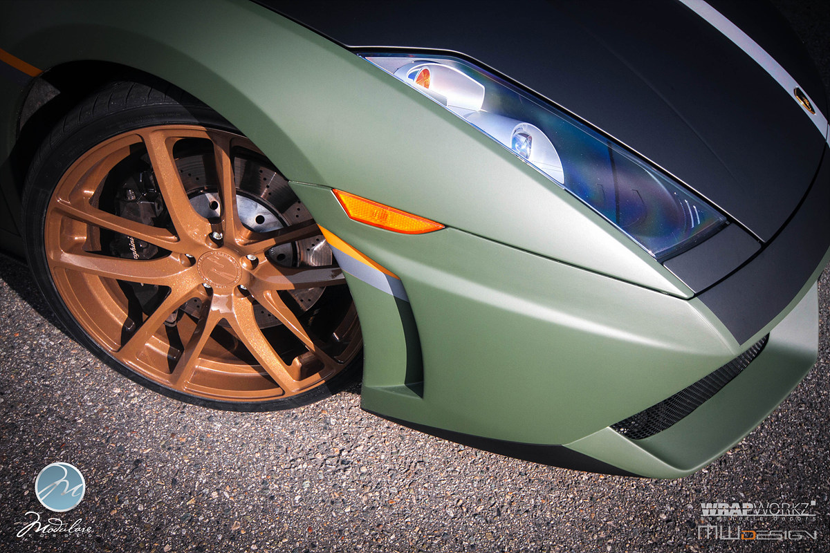 photo 4 Lamborghini Gallardo custom wheels Modulare B30 20x8.5, ET , tire size X R20. 20x11.0 ET 