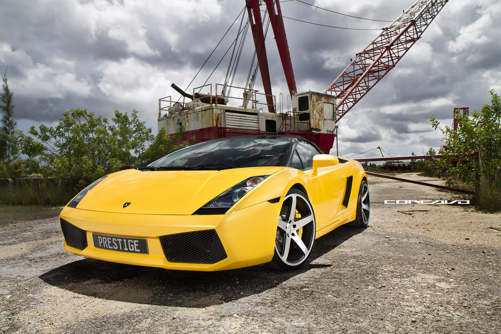 photo 4 Lamborghini Gallardo custom wheels Concavo CW-5 20x9.0, ET , tire size X R20. 20x10.5 ET 