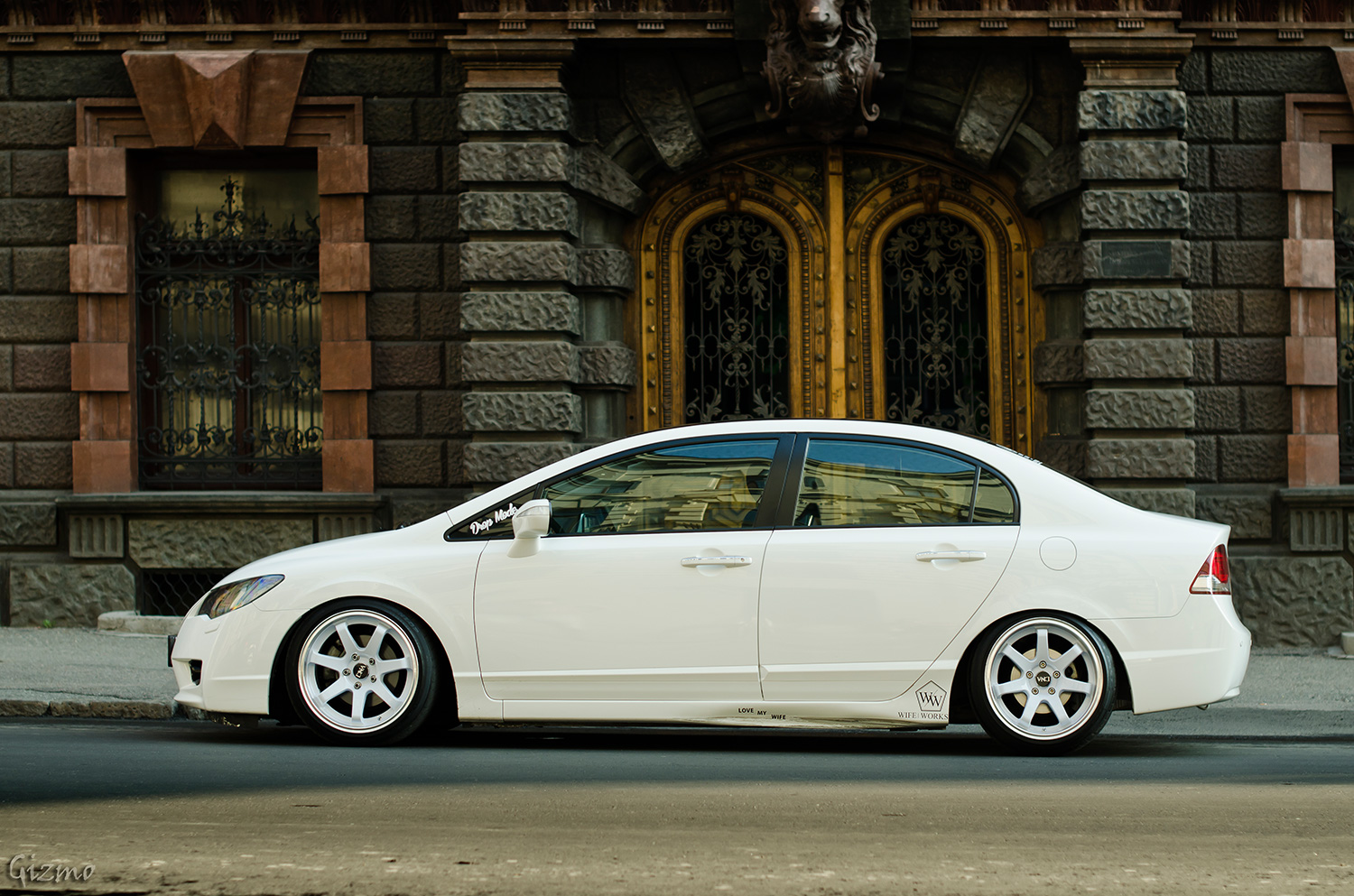 photo 1 Honda Civic custom wheels Origin DNA-01 17x9.0, ET +10, tire size 205/45 R17. x ET