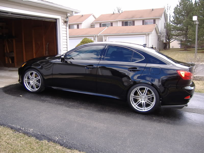 photo 2 Lexus IS 250 custom wheels Work Varianza T1S 19x8.5, ET +36, tire size 235/35 R19. 19x10.0 ET+38 275/35 R19