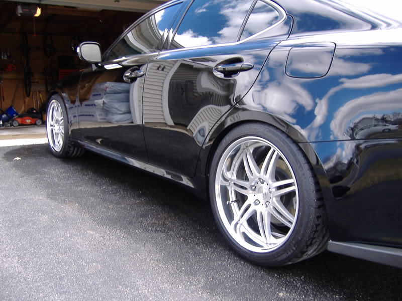 photo 4 Lexus IS 250 custom wheels Work Varianza T1S 19x8.5, ET +36, tire size 235/35 R19. 19x10.0 ET+38 275/35 R19