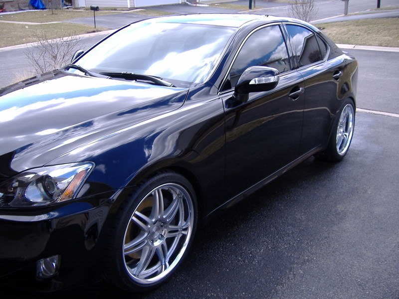 photo 7 Lexus IS 250 custom wheels Work Varianza T1S 19x8.5, ET +36, tire size 235/35 R19. 19x10.0 ET+38 275/35 R19