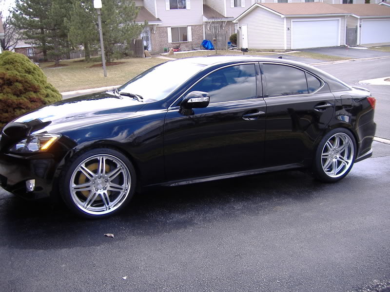 photo 8 Lexus IS 250 custom wheels Work Varianza T1S 19x8.5, ET +36, tire size 235/35 R19. 19x10.0 ET+38 275/35 R19