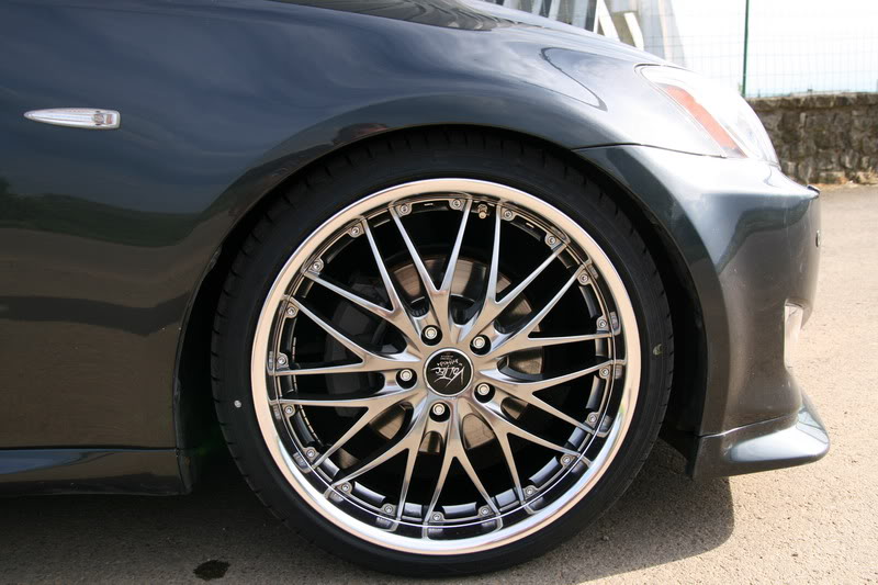 photo 3 Lexus IS 250 custom wheels Voltec T6 19x8.0, ET +40, tire size 225/35 R19. x ET 245/35 R