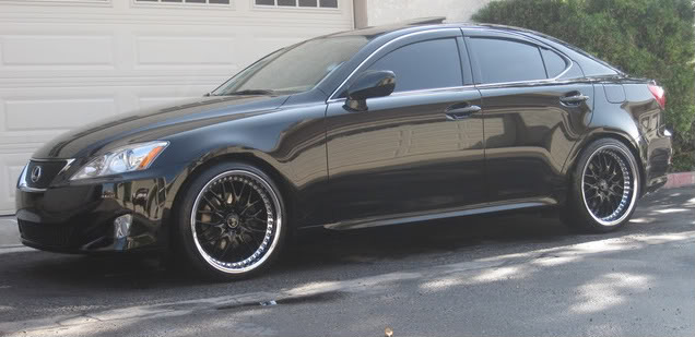 photo 1 Lexus IS 250 custom wheels Work Rezax II 19x8.5, ET +32, tire size 225/35 R19. 19x9.5 ET+32 265/30 R19