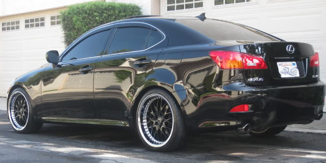 photo 3 Lexus IS 250 custom wheels Work Rezax II 19x8.5, ET +32, tire size 225/35 R19. 19x9.5 ET+32 265/30 R19