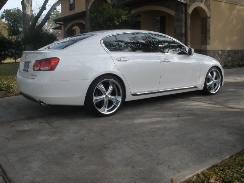 photo 2 Lexus GS 460 custom wheels Axis Groove 20x8.5, ET +35, tire size 245/30 R20. 20x10.0 ET+40 275/30 R20