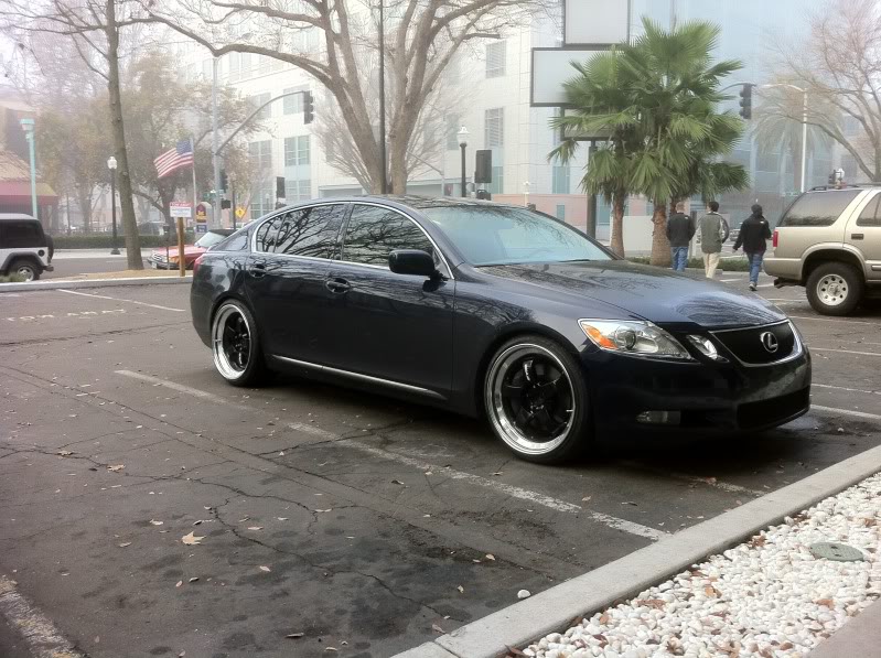 photo 1 Lexus GS 350 custom wheels Work  Meister S1 20x9.5, ET +38, tire size 225/35 R20. 20x10.5 ET+38 265/30 R20