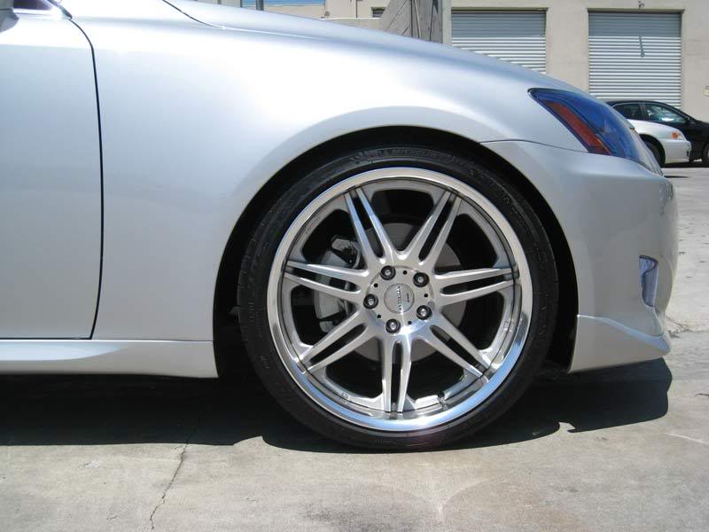 photo 2 Lexus IS 250 custom wheels Work Varianza T1S 19x8.5, ET +36, tire size 235/35 R19. 19x10.0 ET+38 265/35 R19
