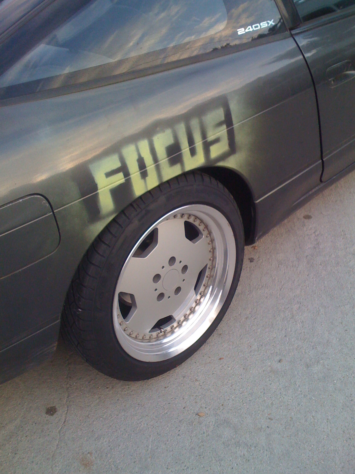 photo 1 Nissan S13 custom wheels Sport Max 002 15x8.0, ET 0, tire size 225/50 R15. 17x9.0 ET+16 225/40 R17