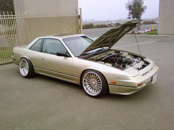 photo 1 Nissan S13 custom wheels Veilside Andrew Racing F 18x10.0, ET -4, tire size 235/40 R18. 18x11.5 ET-15 245/40 R18