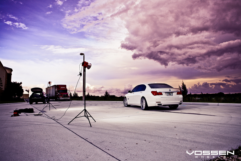 photo 2 BMW 750 custom wheels Vossen Forged VF-091 22x, ET , tire size X R22. x ET 