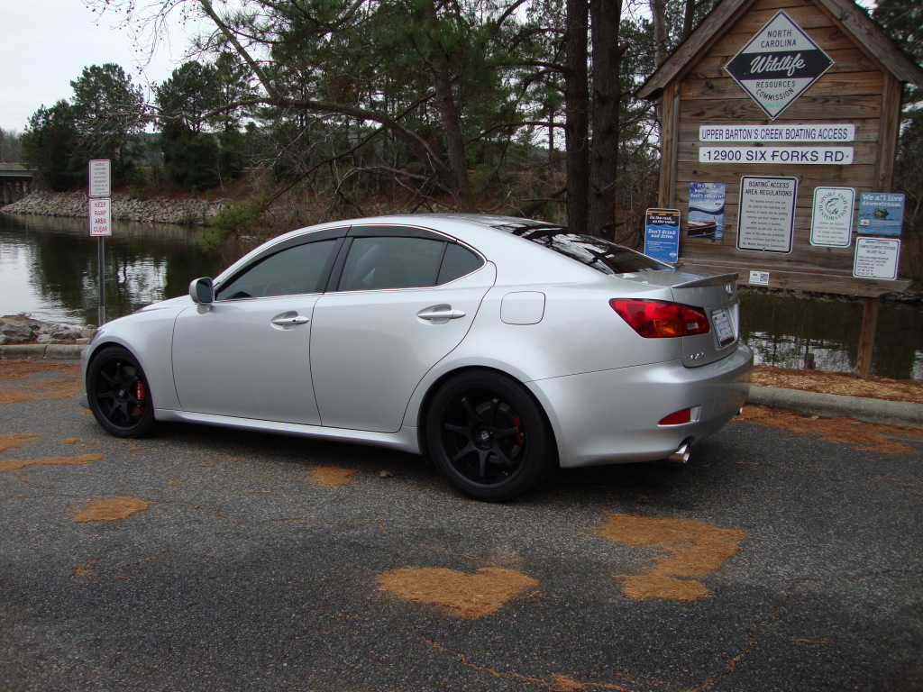 photo 1 Lexus IS 350 custom wheels Motegi MR125 18x8.0, ET +35, tire size 225/40 R18. 18x9.0 ET+35 255/40 R18