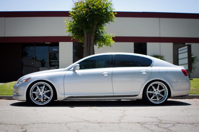 photo 3 Lexus GS 300 custom wheels Work  Gnosis GS3 20x9.0, ET +34, tire size 235/30 R20. 20x10.5 ET+38 275/30 R20