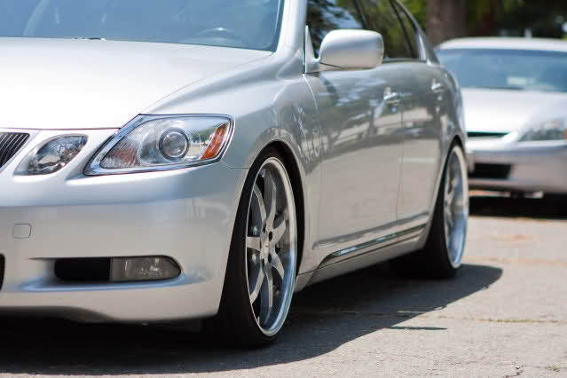 photo 4 Lexus GS 300 custom wheels Work  Gnosis GS3 20x9.0, ET +34, tire size 235/30 R20. 20x10.5 ET+38 275/30 R20