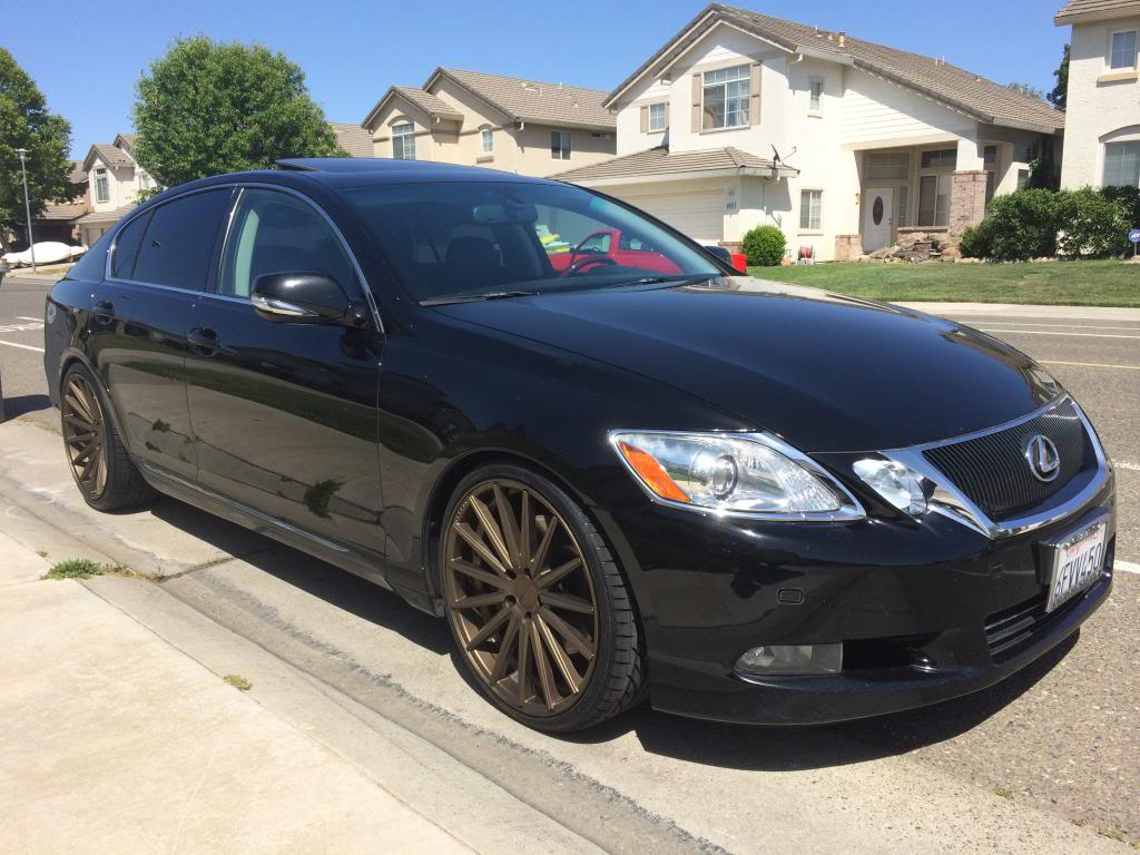 photo 2 Lexus GS 460 custom wheels Vossen  VFS  20x9.0, ET +32, tire size X R20. 20x10.5 ET+45 