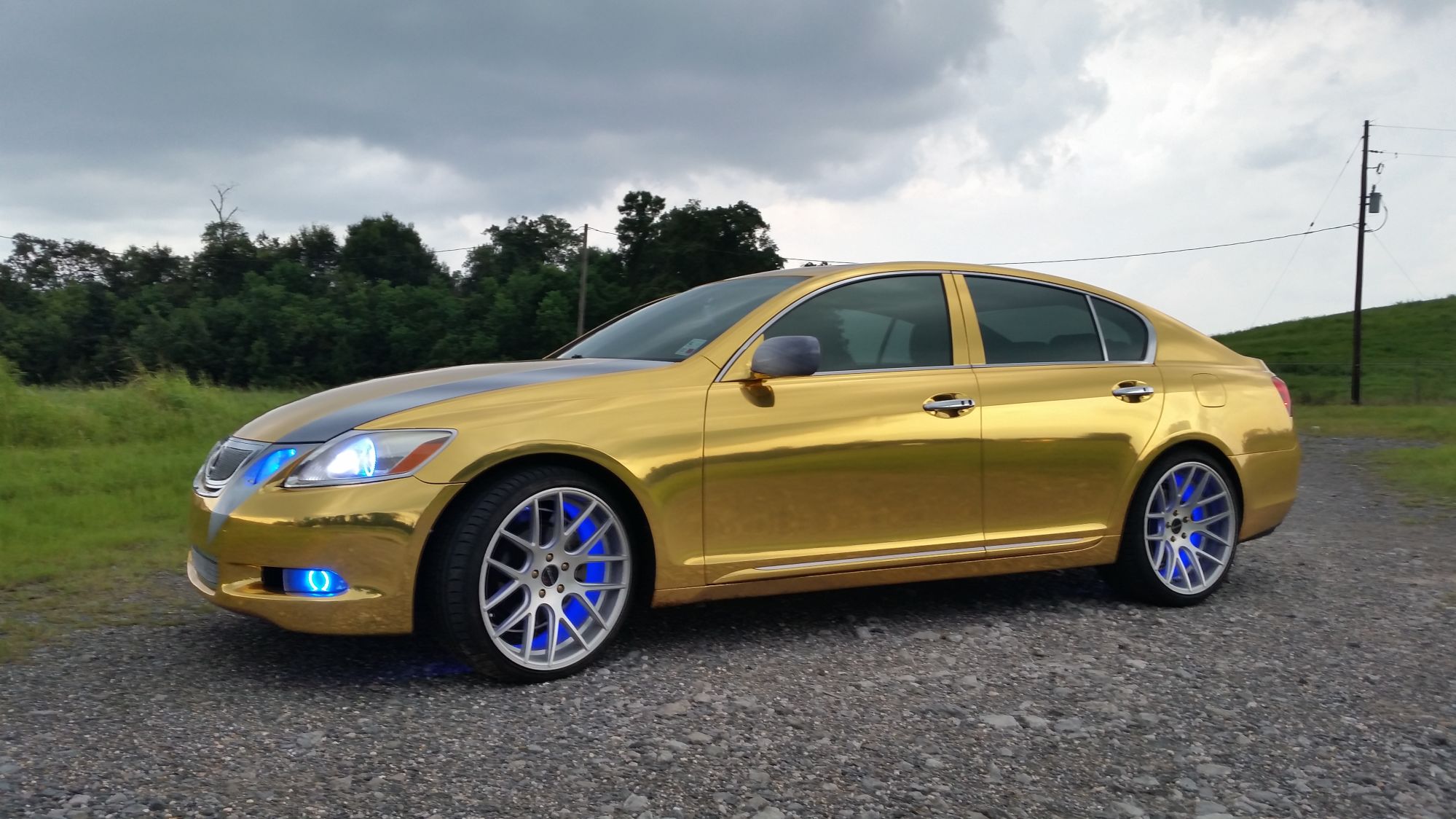photo 3 Lexus GS 300 custom wheels Giovanna Shaki 20x9.0, ET , tire size 245/30 R20. 20x10.5 ET 275/30 R20